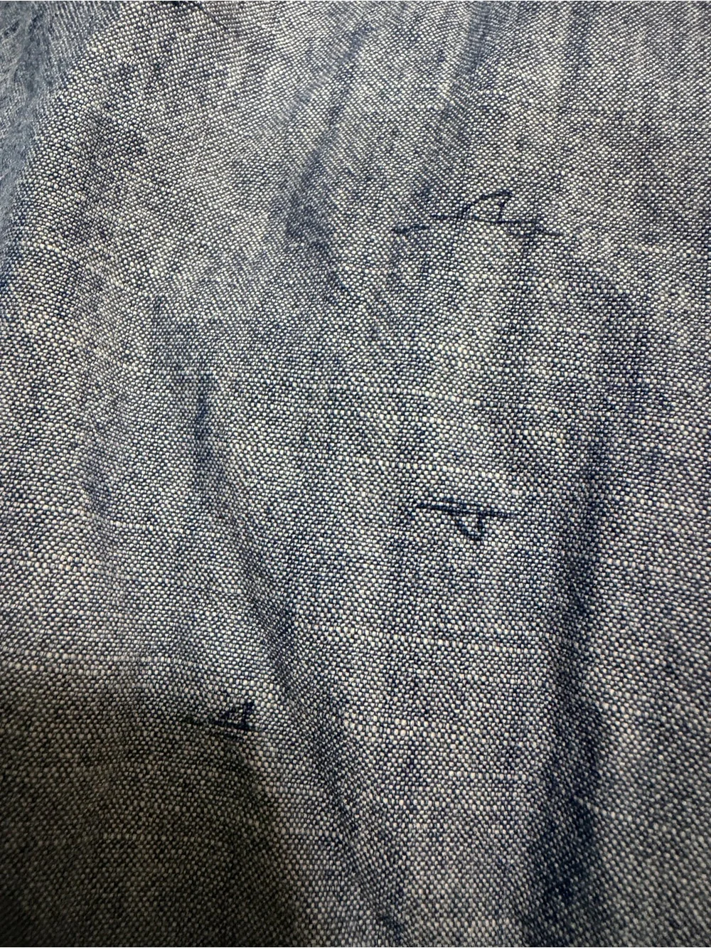 Banana Republic Blue Chambray Elastic Waist Shorts